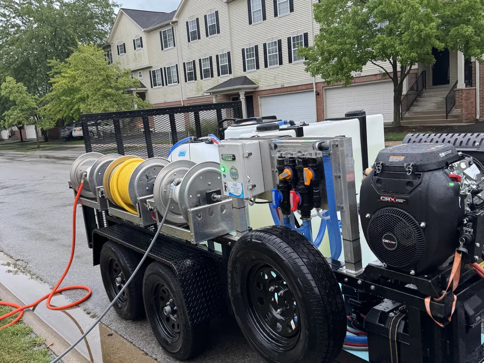 Our soft wash trailer rig